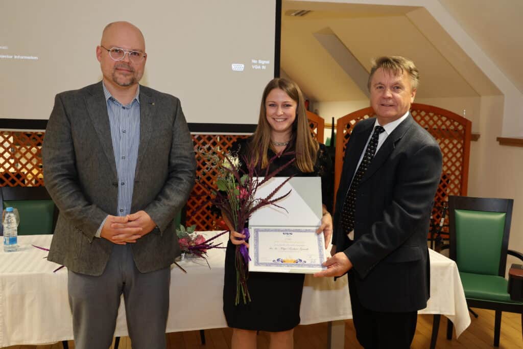 Nagrajenka dr. Maja Borlinič Gačnik