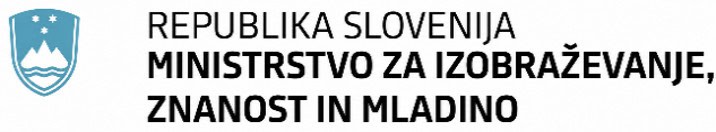 Ministrstvo za izobraževanje logo